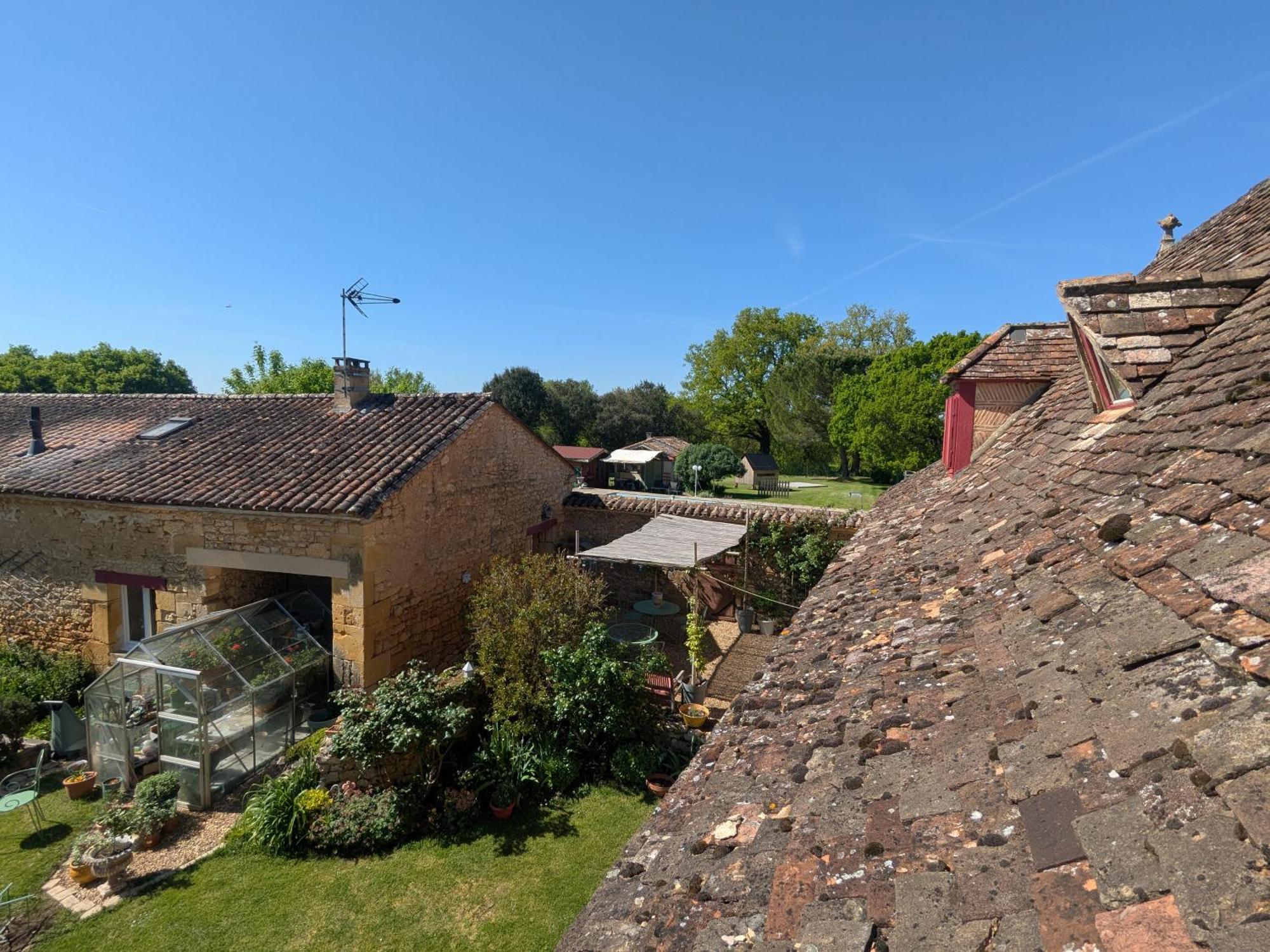 La Borie Du Chevrier Hotel Sainte-Croix-de-Beaumont Eksteriør billede